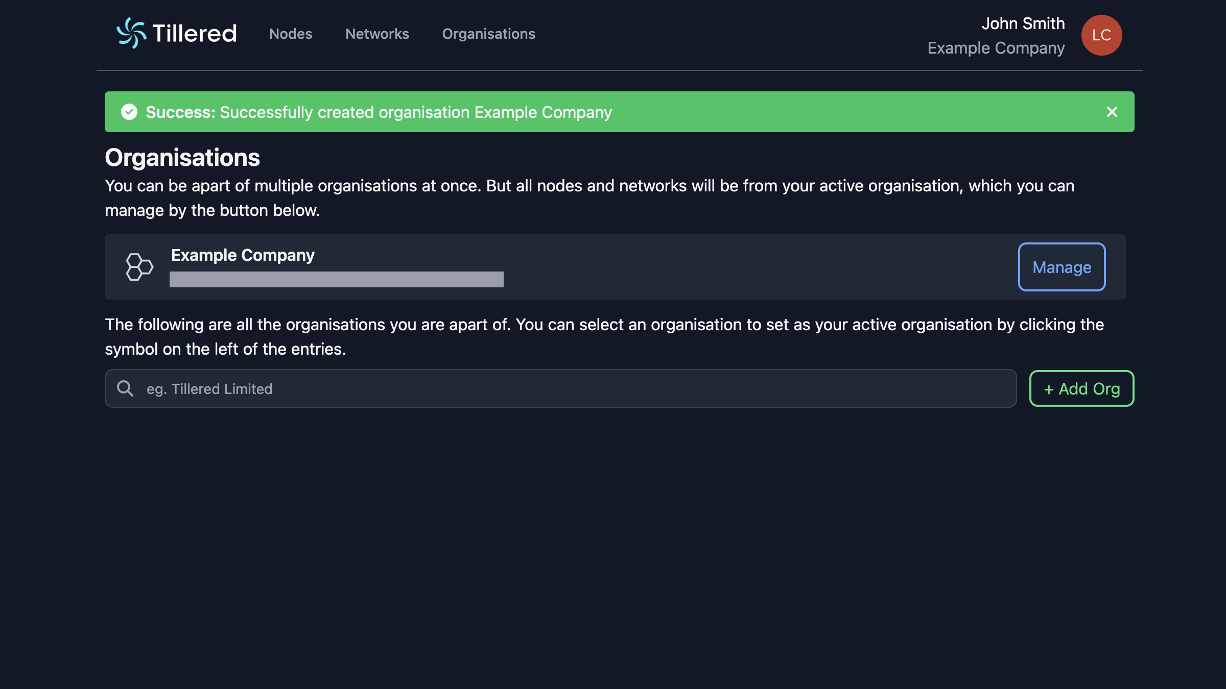 Active organisation