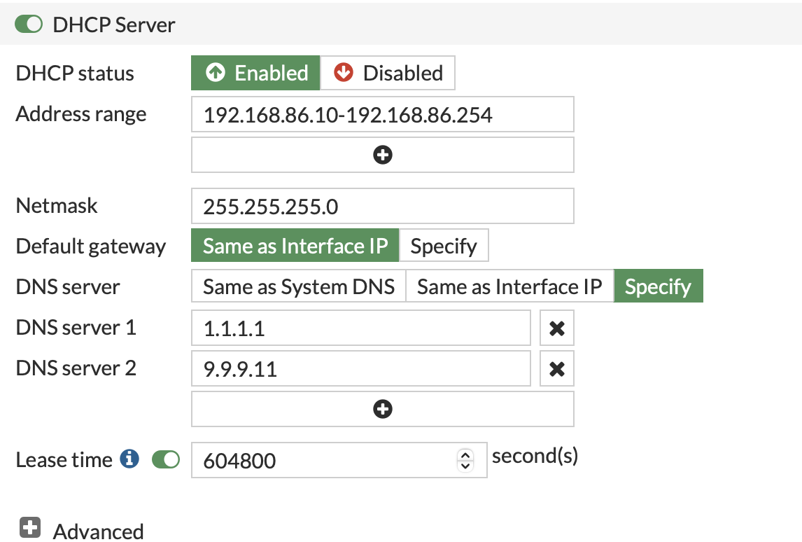 DHCP Server